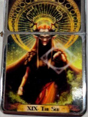 Cool Sun Tarot Case Lighter